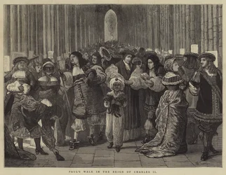 El paseo de San Pablo en el reinado de Carlos II